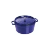 REMISE allant STAUB Cocotte Fonte Ronde 30 Cm Bleu Intense Majolique 8,35 L 17