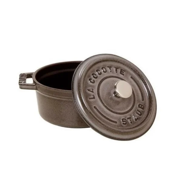 STAUB Cocotte Fonte Ronde 30 Cm Gris Graphite 8,35 L soldes en ligne 3