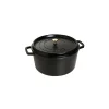 STAUB Cocotte Fonte Ronde 30 Cm Noir Mat 8,35 L a Prix Discount 14