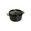 STAUB Cocotte Fonte Ronde 34 Cm Noir Mat 12,6 L marque pas cher 17