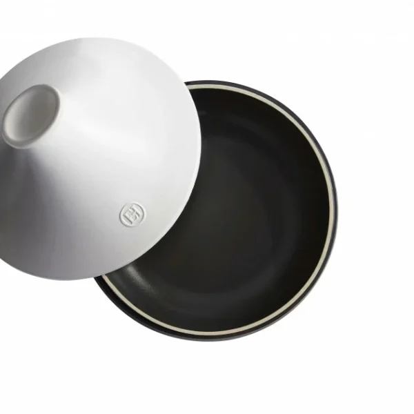 achat pas cher Plat à Tajine En Céramique 33,5 Cm Blanc Ardoise Delight Emile Henry 4