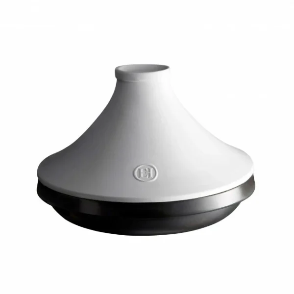 achat pas cher Plat à Tajine En Céramique 33,5 Cm Blanc Ardoise Delight Emile Henry 1