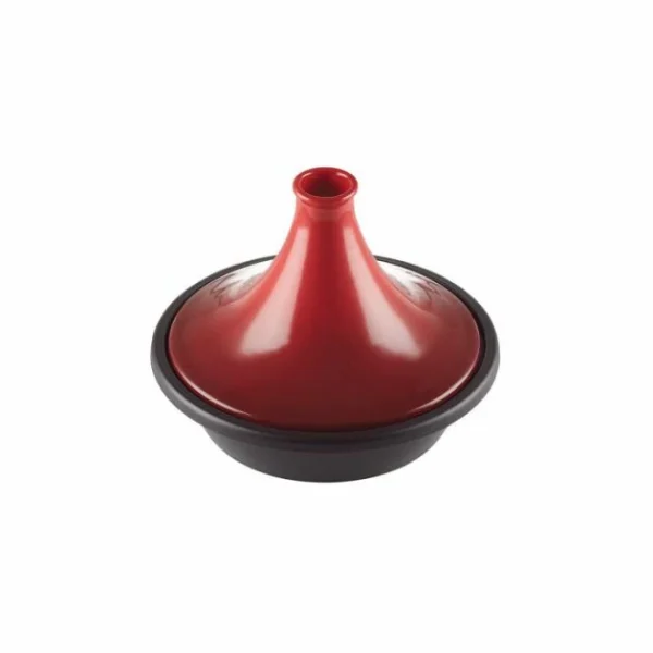 Plat à Tajine En Fonte 31 Cm Cerise Le Creuset grand choix 1