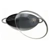 Wok En Fonte 30 Cm Gris Staub aux meilleurs prix 7