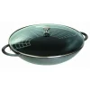 Achat Wok En Fonte 37 Cm Gris Staub 14