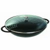 Wok En Fonte 37 Cm Noir Staub mode 22