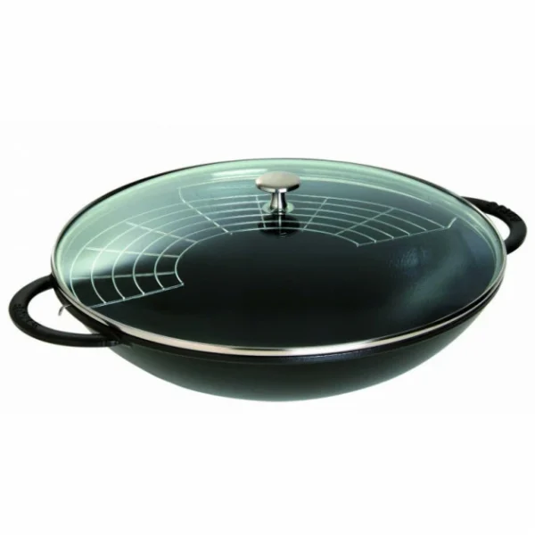 Wok En Fonte 37 Cm Noir Staub mode 1