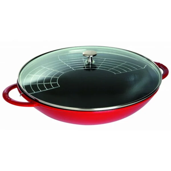 mode tendance Wok En Fonte 37 Cm Rouge Staub 1