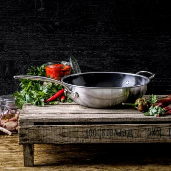 Wok Inox Ø 30 Cm PREMIERE GreenPan Couleurs variées 7